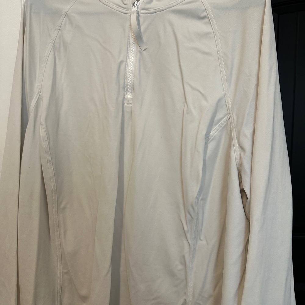 Land’s End Lightweight Half-Zip Swimsuit Cover Long Sleeves